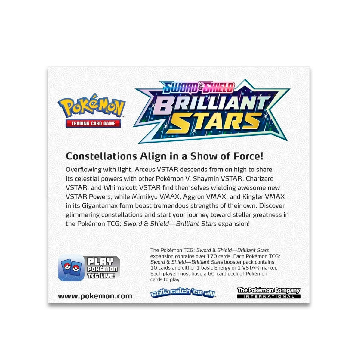 Pokemon TCG: Sword & Shield - Brilliant Stars - Booster Box