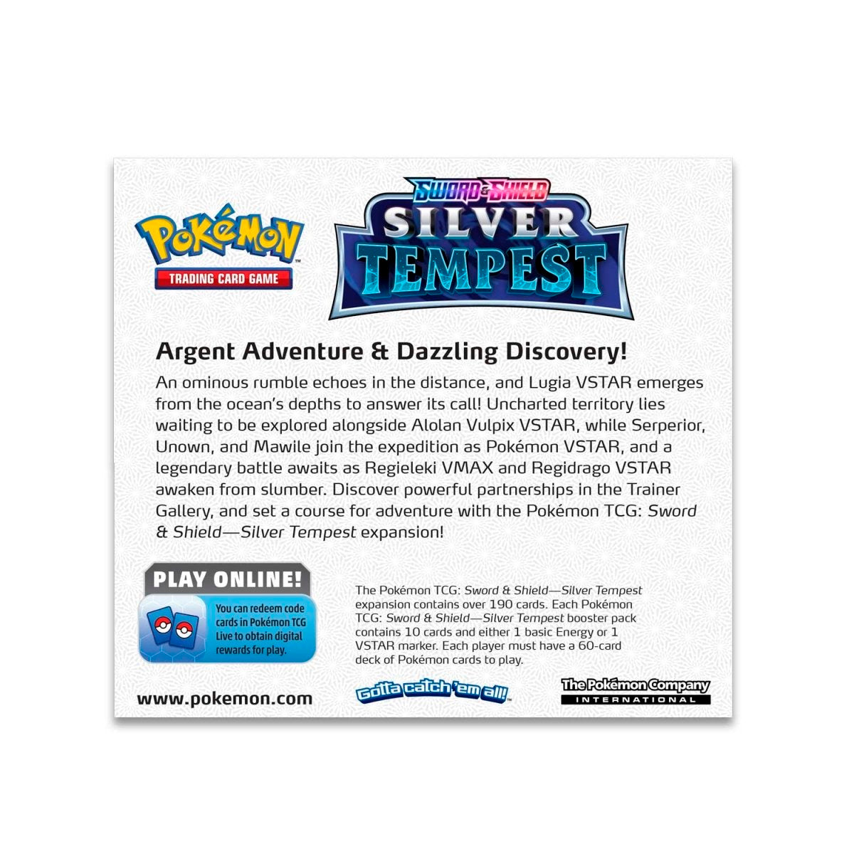 Pokemon TCG: Sword & Shield - Silver Tempest - Booster Box