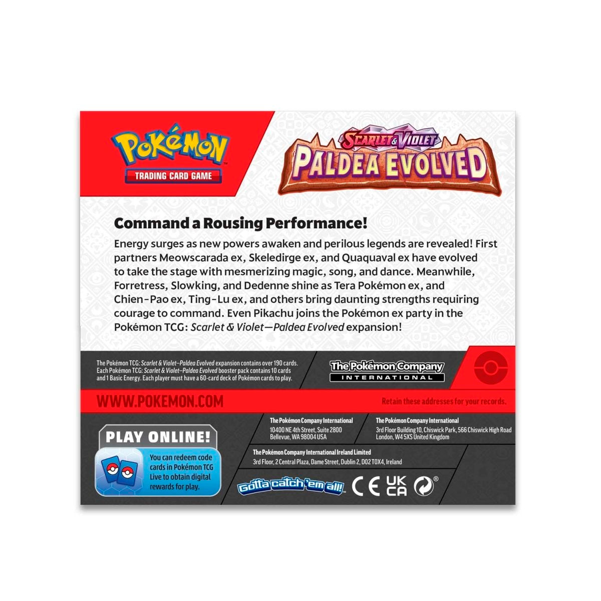 Pokemon TCG: Scarlett & Violet - Paldea Evolved - Booster Box